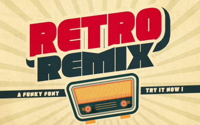 Retro Remix typsnitt
