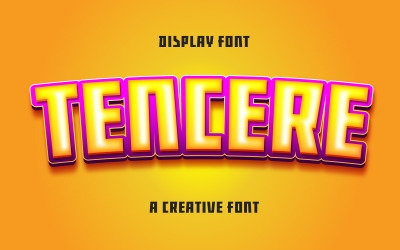 Шрифт Tencere