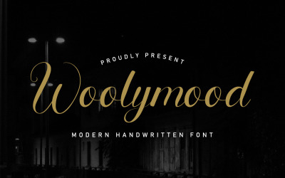 Woolymood Lettertype