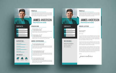 Anderson CV sollicitatiebrief CV-sjabloon