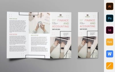 Finance and Accounting Brochure Trifold - Corporate Identity Template