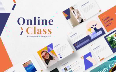 Modello di presentazione della classe online Presentazioni Google