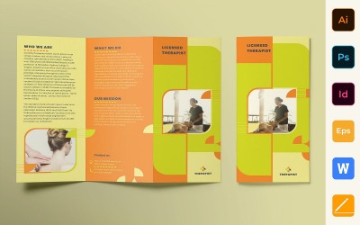 Trifold Theatre Brochure - шаблон фирменного стиля
