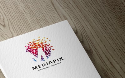 Mediapix lettera M Logo modello