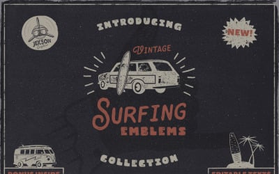 Шаблон логотипа Summer Surf SVG Vacation Cut Beach Free Bonus