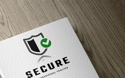 Secure Check Logo sjabloon