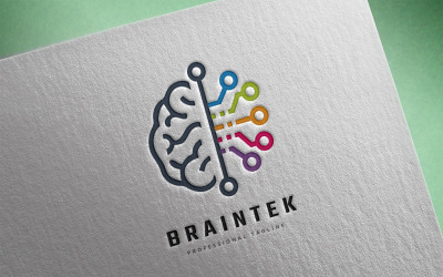 Brain Technology Logo Template