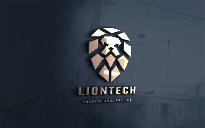 Lion Tech Logo Template