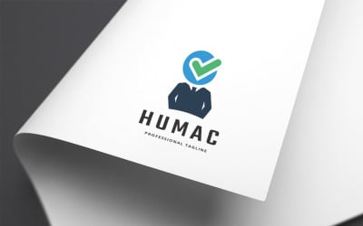 Mänsklig checklogotypmall