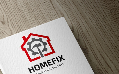 Modelo de logotipo do Home Fix