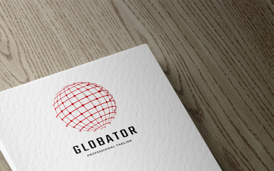 Шаблон логотипа Globator
