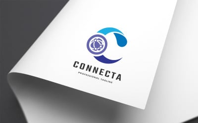 Connecta Letter C-logotypmall