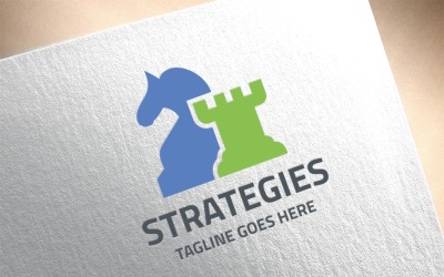 Plantilla de logotipo de estrategias