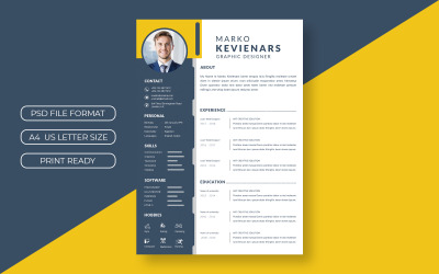 Szablon CV Curriculum Vitae