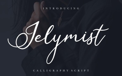 Carattere corsivo calligrafia jelymist