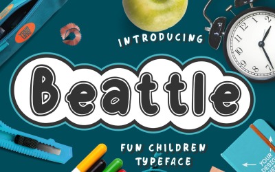 Carattere tipografico Beattle Fun Children