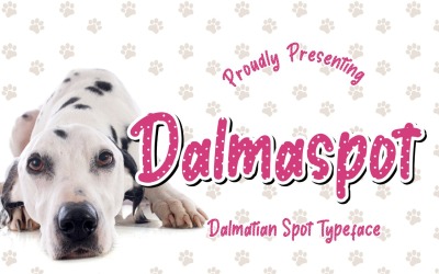 Dalmaspot Dalmatian Spot Typeface Font