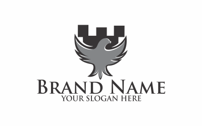 Kale Kartal Logo Şablonu