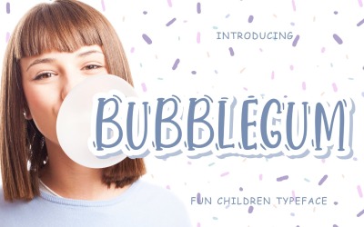 Police de caractères Bubblegum Fun Children