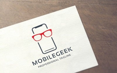 Modello di logo Geek mobile
