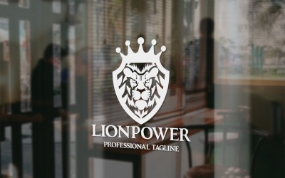 Lion Power Logo Vorlage
