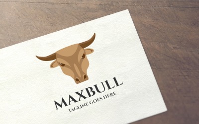 Modèle de logo Maxbull