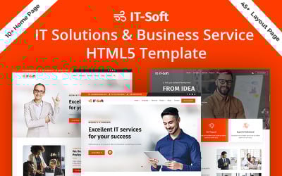 Itsoft IT Solution & Business Service HTML5-Website-Vorlage