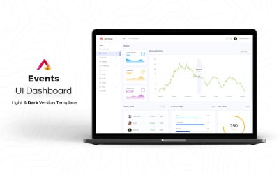 Events Admin Dashboard UI Elements