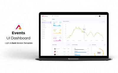 Gebeurtenissen Admin Dashboard UI-elementen