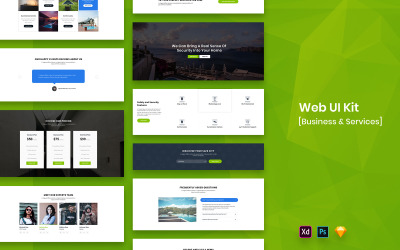 Servicios y negocios del kit de interfaz de usuario web