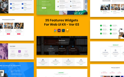 35 Features Widgets for Web UI Kit Ver-03