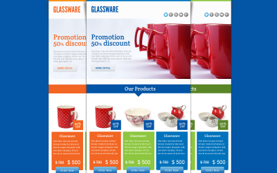 Glassware PSD Template #157589