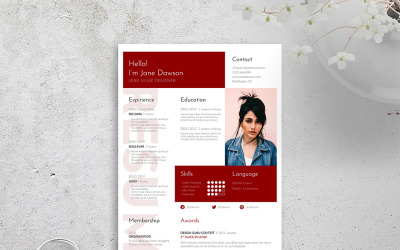 inDesign Download gratuito del modello di curriculum