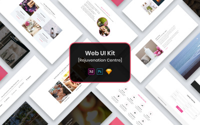 Kit de IU da Web do Rejuvenation Center