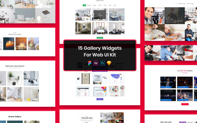 Web Kullanıcı Arayüzü Kiti için 15 Galeri Pencere Öğesi