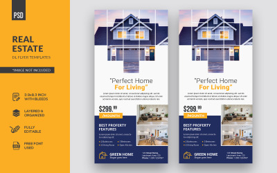 Creative Real Estate DL Flyers - Modèle d&amp;#39;identité d&amp;#39;entreprise