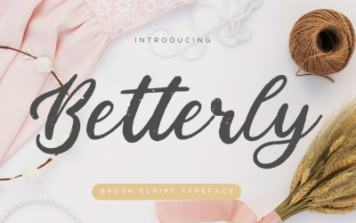 Betterly Brush Cursive Font