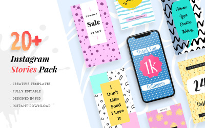 Creative Instagram Stories Social Media Template