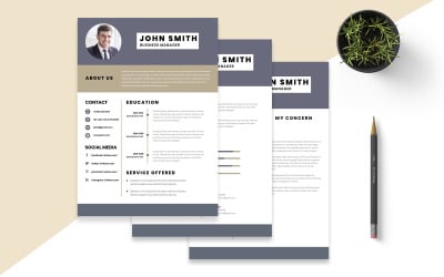 Professional CV Resume Template