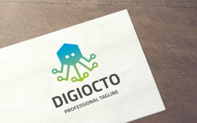 Digital Octopus Logo Template