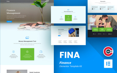 Fina - Kit Elementor Finance