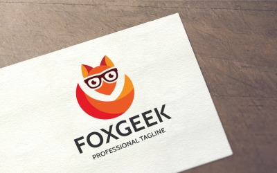 Fox Geek Logo Template