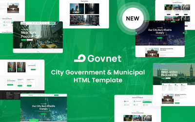 Govnet - шаблон міського уряду та муніципального веб-сайту