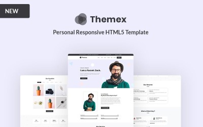 Themex - osobisty responsywny szablon strony docelowej