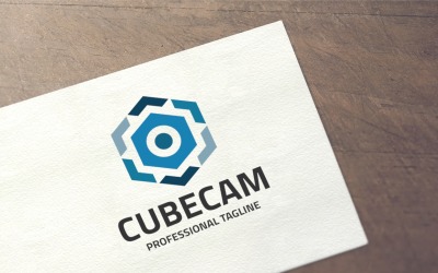 Cube Cam Logo šablona
