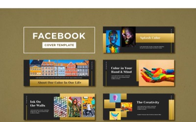 Facebook Cover Splash Cover Social Media Template