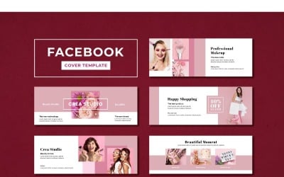 Plantilla de redes sociales de Facebook Cover Creation Studio