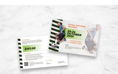 Postcard Futsal National Training - Corporate Identity Template