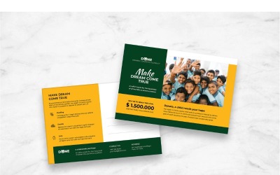 Postcard Make Dream Come True - Corporate Identity Template