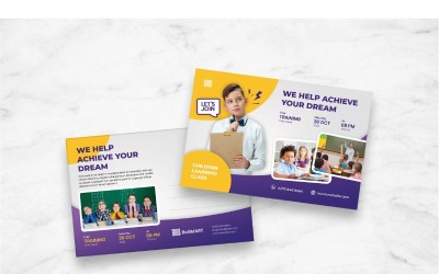 Postcard We Help Achieve your Dream - Corporate Identity Template